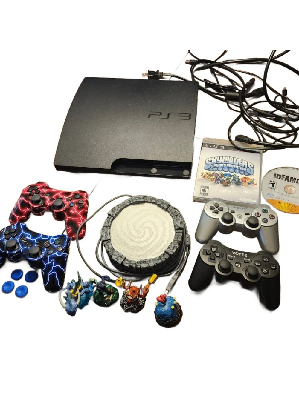 Sony PlayStation 3 PS3 Disc Console Black Bundle